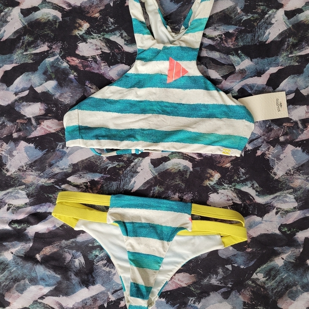 Billabong Sexy Sporty Striped Bikini